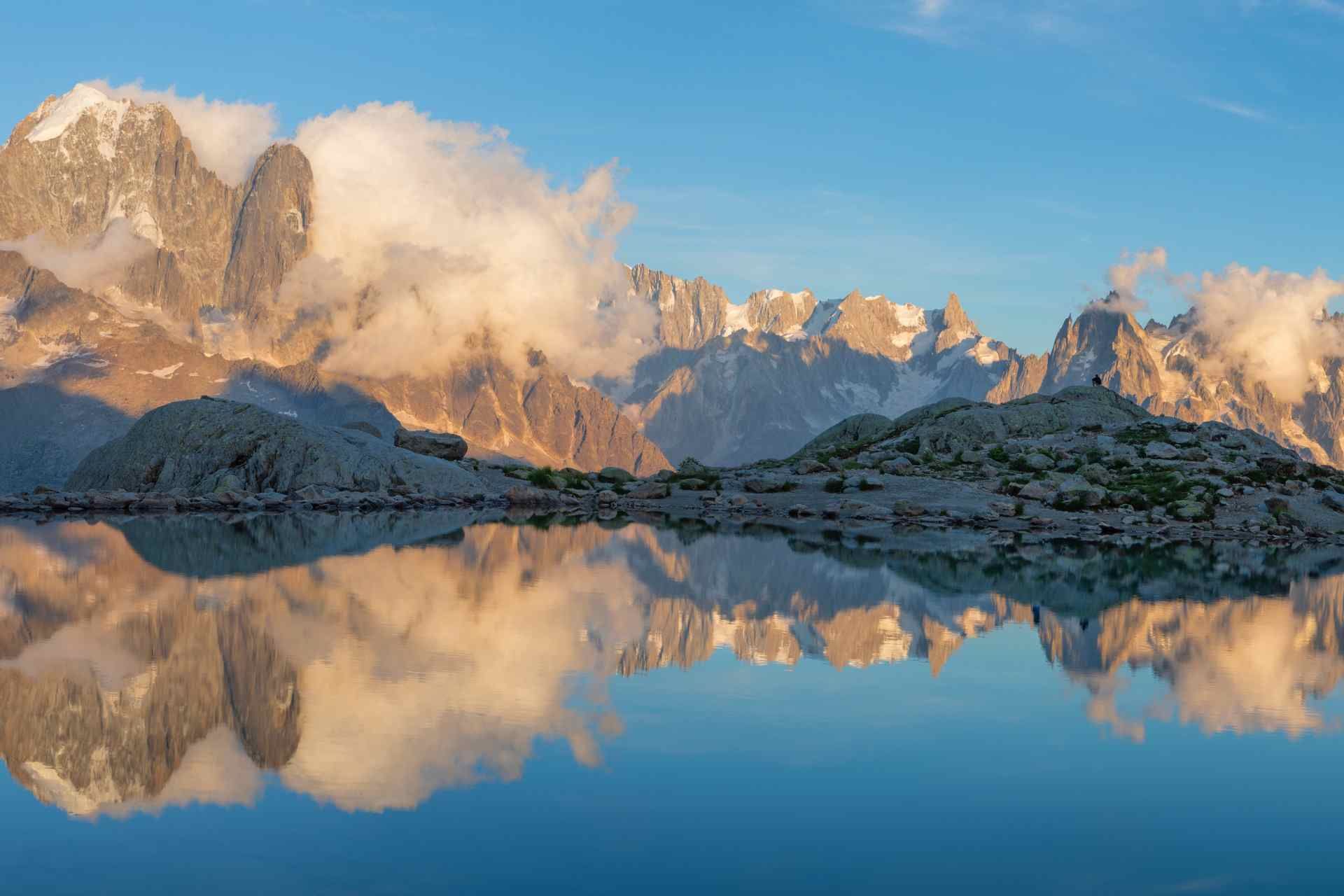 Reflections off Lac Blanc